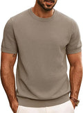 PJ PAUL JONES Mens Casual T-Shirts Classic Short Sleeve Knit Tees Crewneck Solid Tee Shirts
